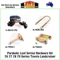 Parabolic Leaf Spring Hardware Kit 76 77 78 79 Series Toyota Landcruiser