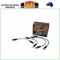 Braided Brake Lines Kits Toyota Hilux GGN125 GGN126 KUN125 KUN126 KUN136 TGN126 TGN136 5/15-On