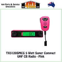 GME TX3120SMCG 5 Watt Super Compact UHF CB Radio - Pink