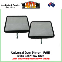Door Mirror Universal Left/Right - PAIR