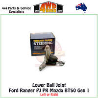 Lower Ball Joint Ford Ranger PJ PK Mazda BT50 Gen 1 - Left or Right