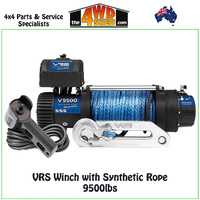 VRS Winch with Synthetic Rope 9500lbs
