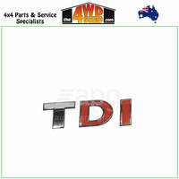 Tailgate Emblem Badge TDI Volkswagen Amarok 2/2011-Onwards