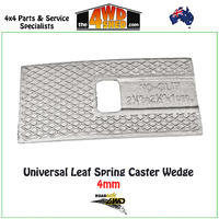 Universal Leaf Spring Caster Wedge 4mm