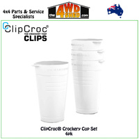 Ice White ClipCroc® Cups 4 Pack