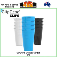 Midnight Black ClipCroc® Cups 4 Pack