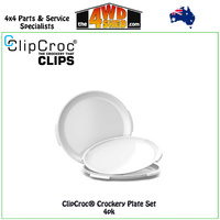 Ice White ClipCroc® Plates 4 Pack