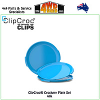 Sky Blue ClipCroc® Plates 4 Pack