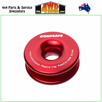 Red Anodized Recovery Winch Ring 100mm 9500kg