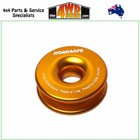 Yellow Anodized Recovery Winch Ring 100mm 9500kg