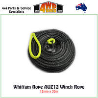 Whittam Ropes AUZ12 Winch Rope - 12mm x 30m