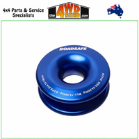 Blue Anodized Recovery Winch Ring 140mm 12500kg