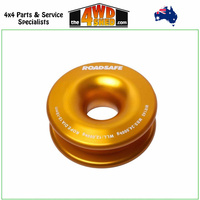 Yellow Anodized Recovery Winch Ring 140mm 12500kg