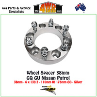 Wheel Spacer GQ GU Nissan Patrol - 38mm