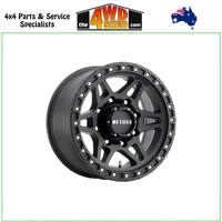 Method 312-HD Matte Black with Black Lip 17x9 5x150 -12