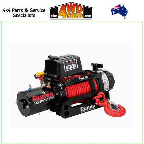 Runva 11XP PREMIUM RED 12V with Synthetic Rope