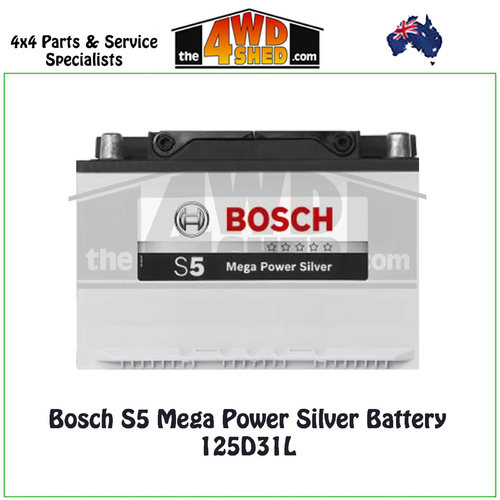 Bosch SM Mega Power Silver Battery 125D31L