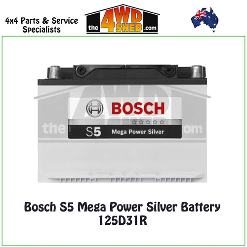 Bosch SM Mega Power Silver Battery 125D31R