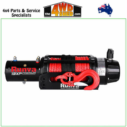 Runva 13XP PREMIUM Winch 12V with Synthetic Rope