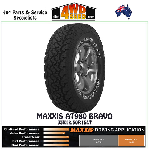 Maxxis AT980 BRAVO 33X12.50R15LT