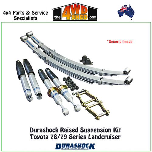 Durashock Raised Suspension Kit Toyota 78/79 Series Landcruiser