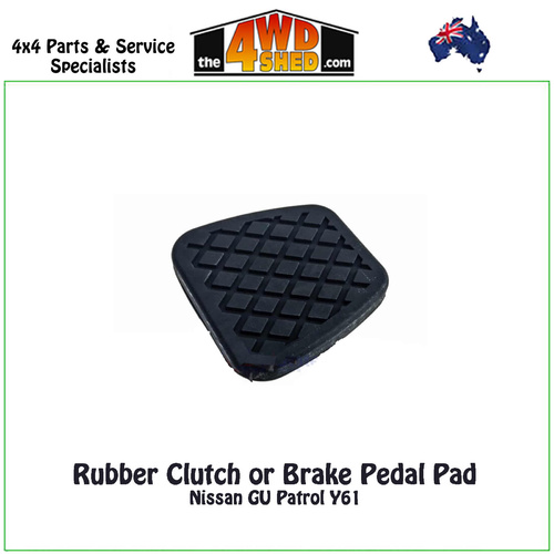 Rubber Clutch Brake Pedal Pad Nissan GU Patrol Y61