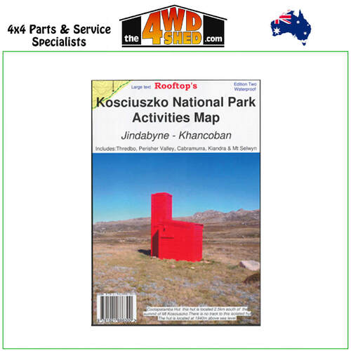 Kosciuszko National Park Rooftop Map