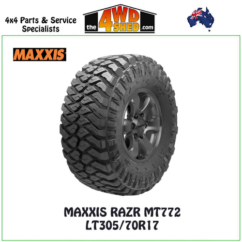 Maxxis Mud Terrain Tyre RAZR MT772 LT305/70R17 121/118Q 10PR