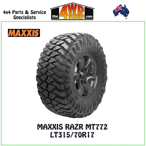 Maxxis Mud Terrain Tyre RAZR MT772 LT315/70R17 121/118Q 8PR