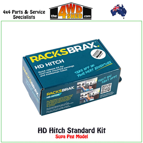 HD Hitch Quick Release Awning Bracket Standard Double Kit - Supa Peg Model