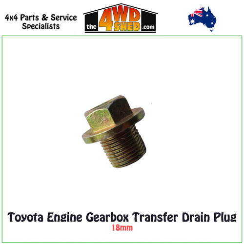 Toyota Engine Gearbox Transfer Drain Plug - 18mm