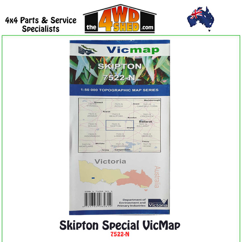 Skipton Special VicMap 1:50 000 Topographic Map Series