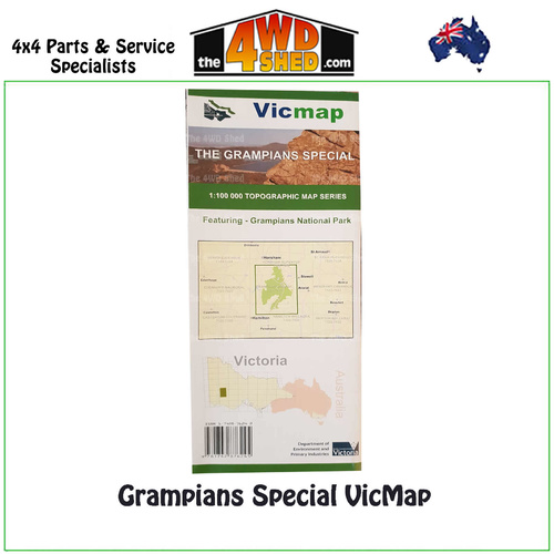 Grampians Special VicMap 1:100 000 Topographic Map Series