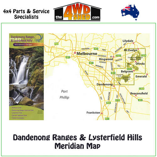 Dandenong Ranges & Lysterfield Hills Meridian Map