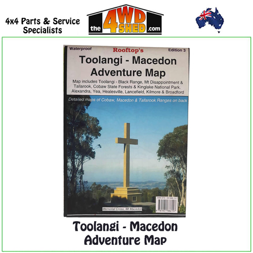 Toolangi - Macedon Adventure Map 1:100 000