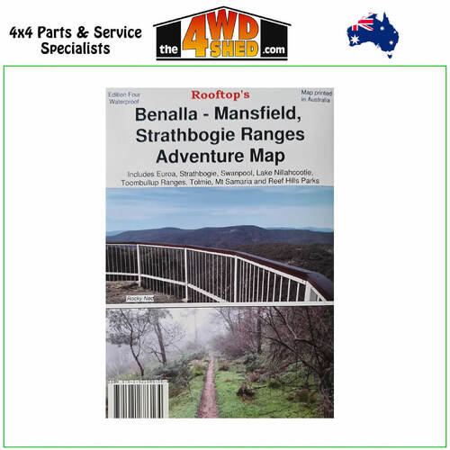 Benalla Mansfield Strathbogie Ranges Adventure Map
