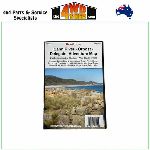 Cann River Orbost Delegate Adventure Map 1:100 000