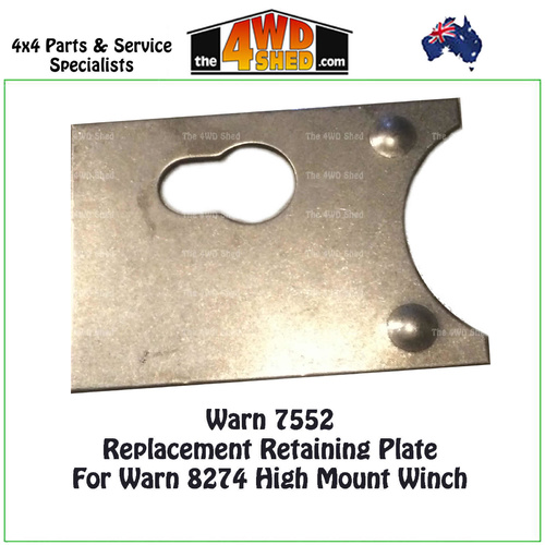 Warn 7552 - Replacement Retaining Plate For Warn 8274 High Mount Winch
