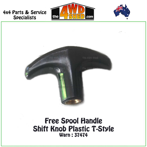 Warn 37474 - Shift Knob Plastic T-Style Freespool