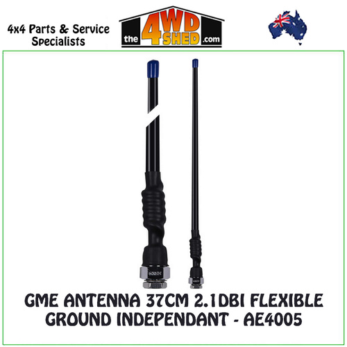 GME Antenna 37cm 2.1 dBi Flexible Ground Independant