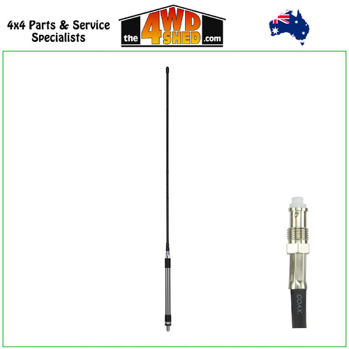 GME 850mm Elevated-Feed Antenna 6.6dBi Gain - Black