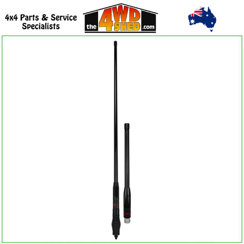 GME Heavy Duty All Terrain Antenna Pack 2.1 & 6.6 dBi Gain - Black