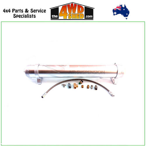Aluminium Air Tank 2 Gallon 3 Port 6 Litre - Complete with Fittings