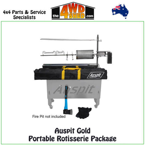 Auspit Gold Portable Rotisserie Package