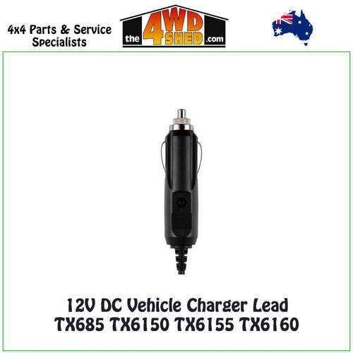 12V DC Vehicle Charger Lead - TX685 TX6150 TX6155 TX6160