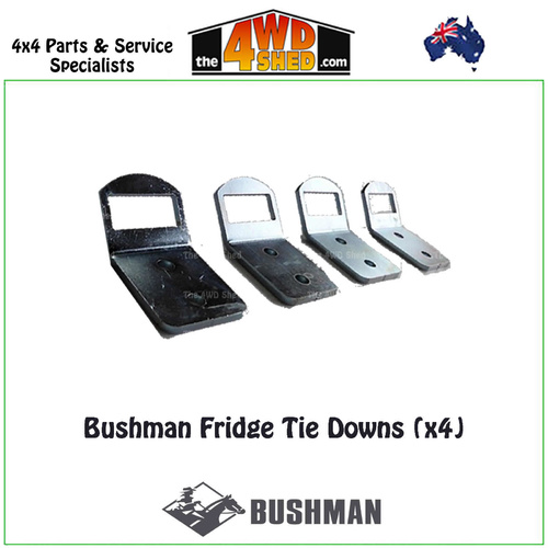 Bushman Fridge Tie Down Brackets (x4)