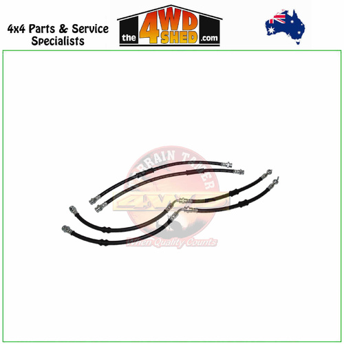Front & Rear Brake Hose Kit Ford Ranger PX 9/2011-On