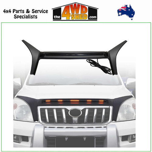 Bonnet Protector with LED Lights Toyota Prado 120 Series