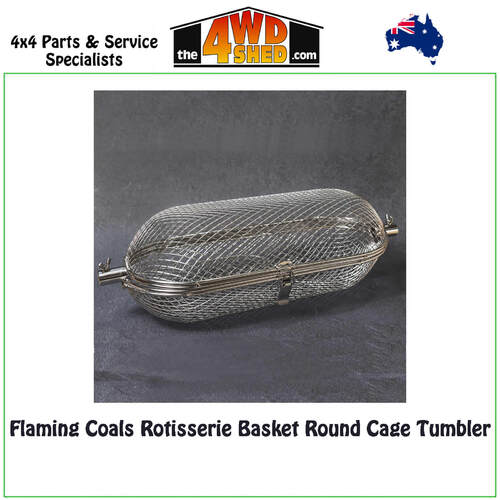 Rotisserie Basket Round Cage Tumbler
