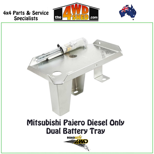Dual Battery Tray Mitsubishi Pajero
